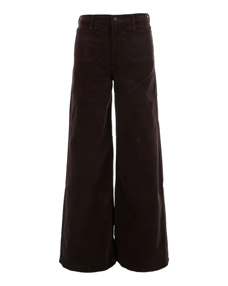 Mother Cordhose mit weitem Bein - Braun Braun