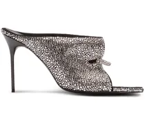 Spitze Pumps mit Piercing - Grau