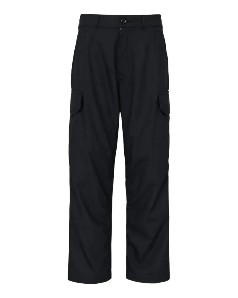 Comme des Garçons Cargohose mit Nadelstreifen - Schwarz Schwarz