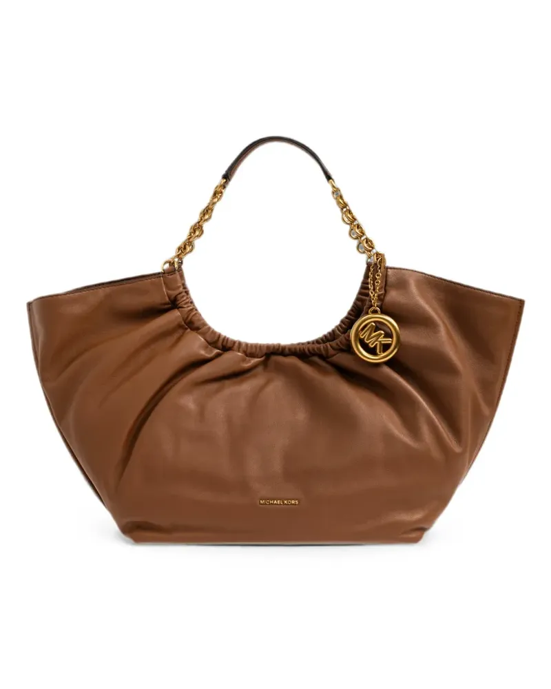 Michael Kors ruched chain-link tote bag - Braun Braun