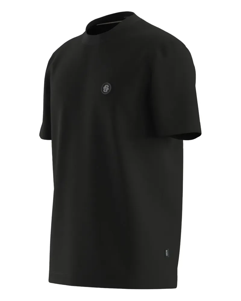 HUGO BOSS T-Shirt mit Logo - Schwarz Schwarz