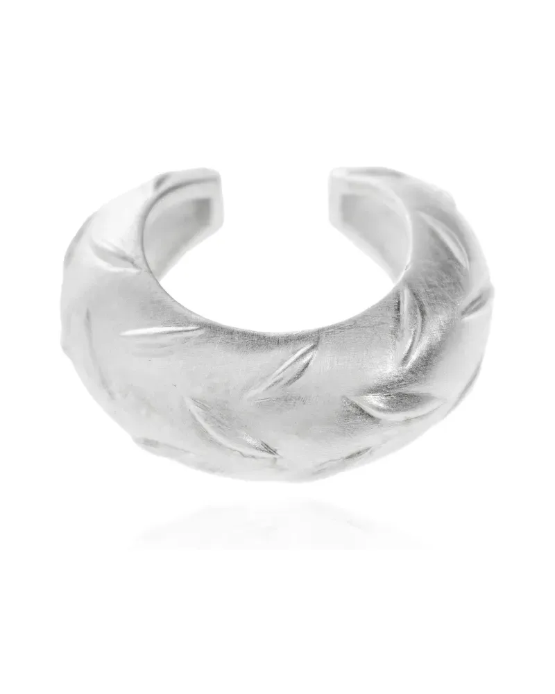 MISBHV Strukturierter Ear Cuff - Silber Silber