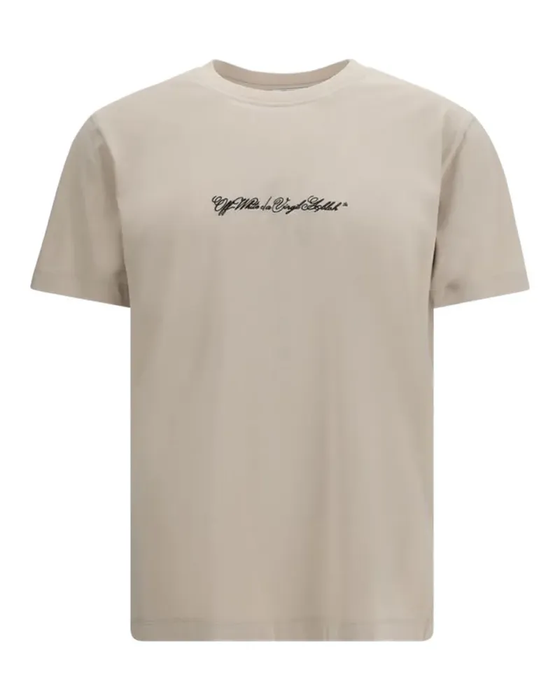 OFF-WHITE Script Arrow T-shirt - Nude Nude