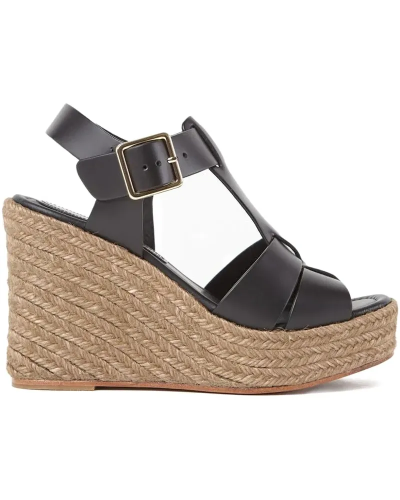 Paloma Barceló Alison Wedge-Sandalen 100mm - Black Black
