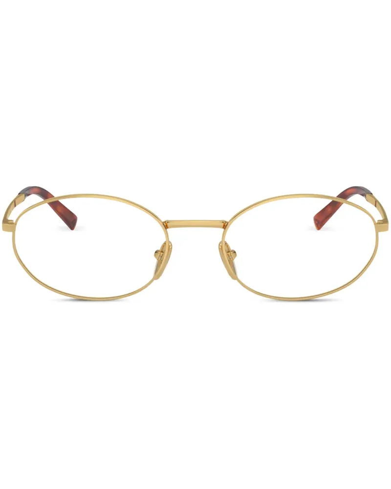 Prada Brille mit Metallgestell - Gold Gold
