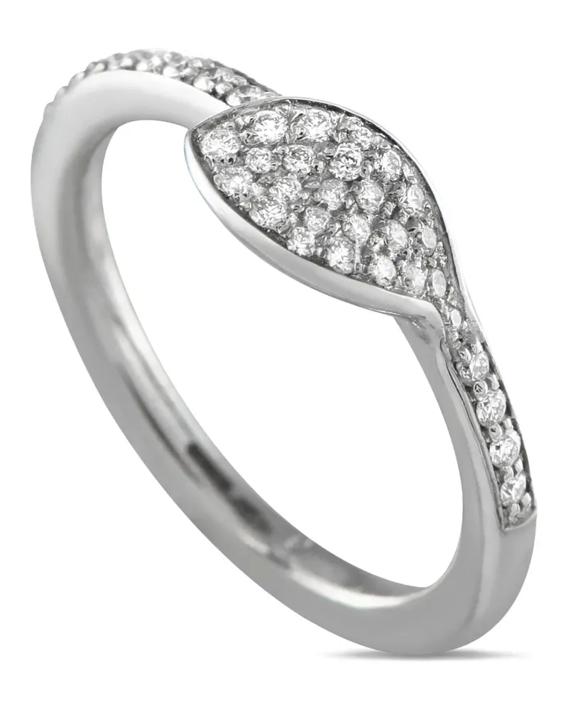 Pasquale Bruni 18K White Gold 0.33ct Diamond Ring MF06-050125 - Silber Silber