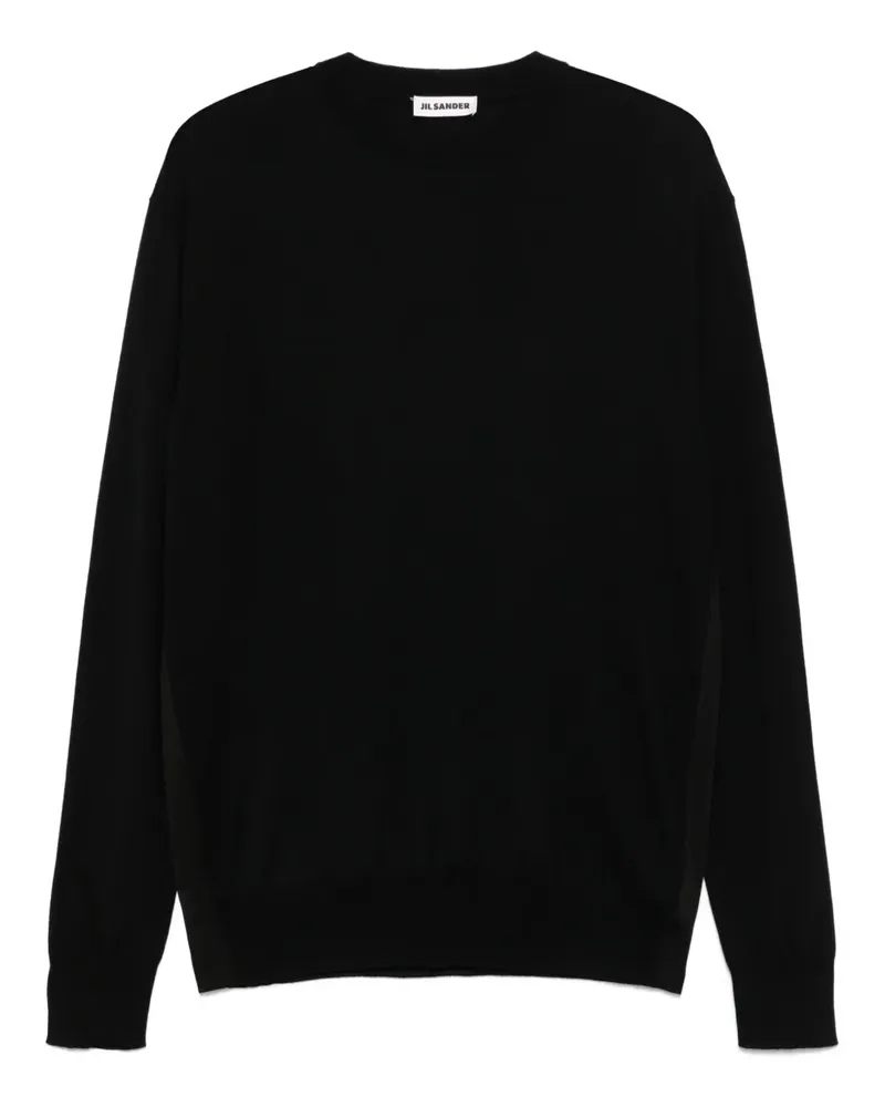 Jil Sander Langärmeliger Pullover - Schwarz Schwarz