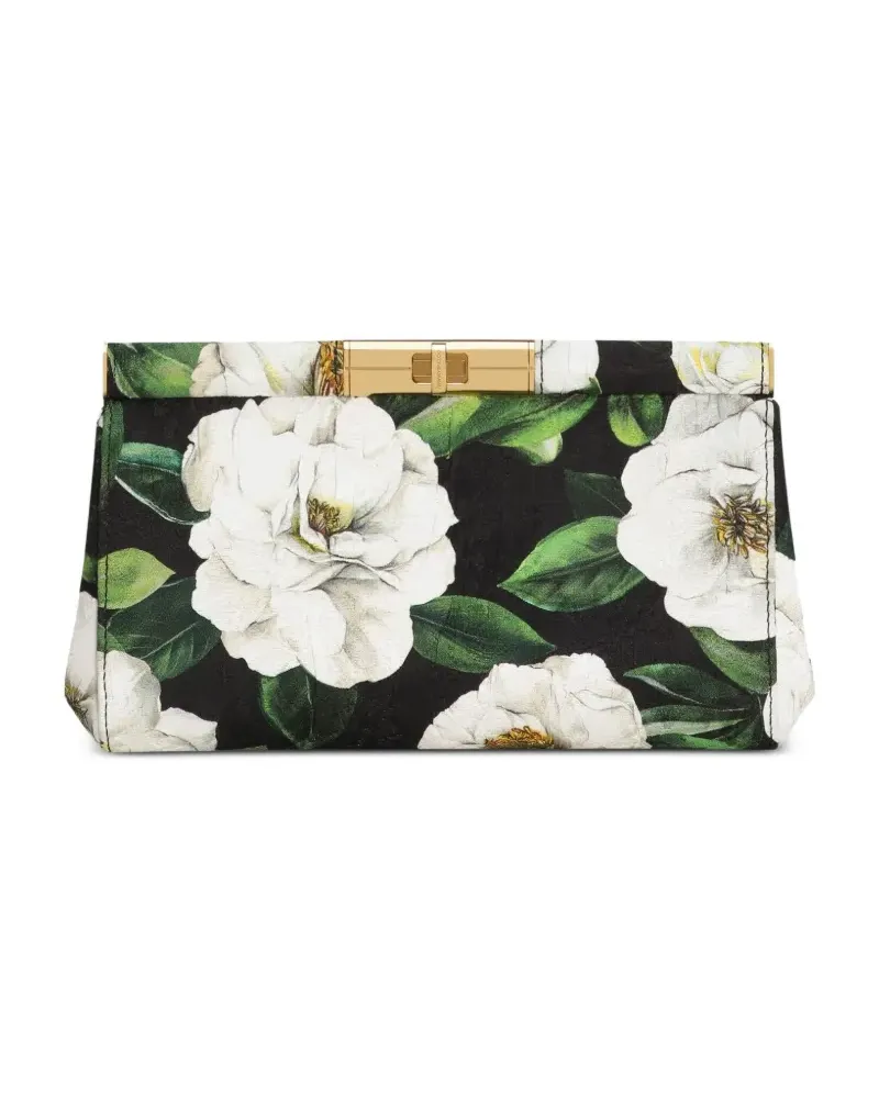 Dolce & Gabbana Gardenia Clutch - Schwarz Schwarz