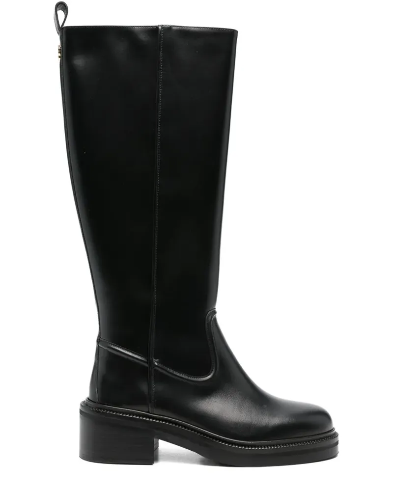 Maje Kniehohe Stiefel - Schwarz Schwarz