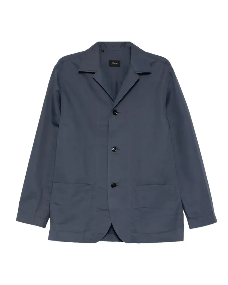 Brioni blazer shirt - Blau Blau