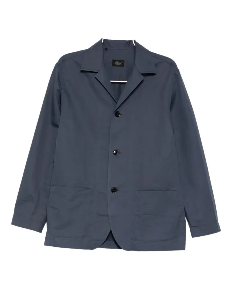 Brioni blazer shirt - Blau Blau