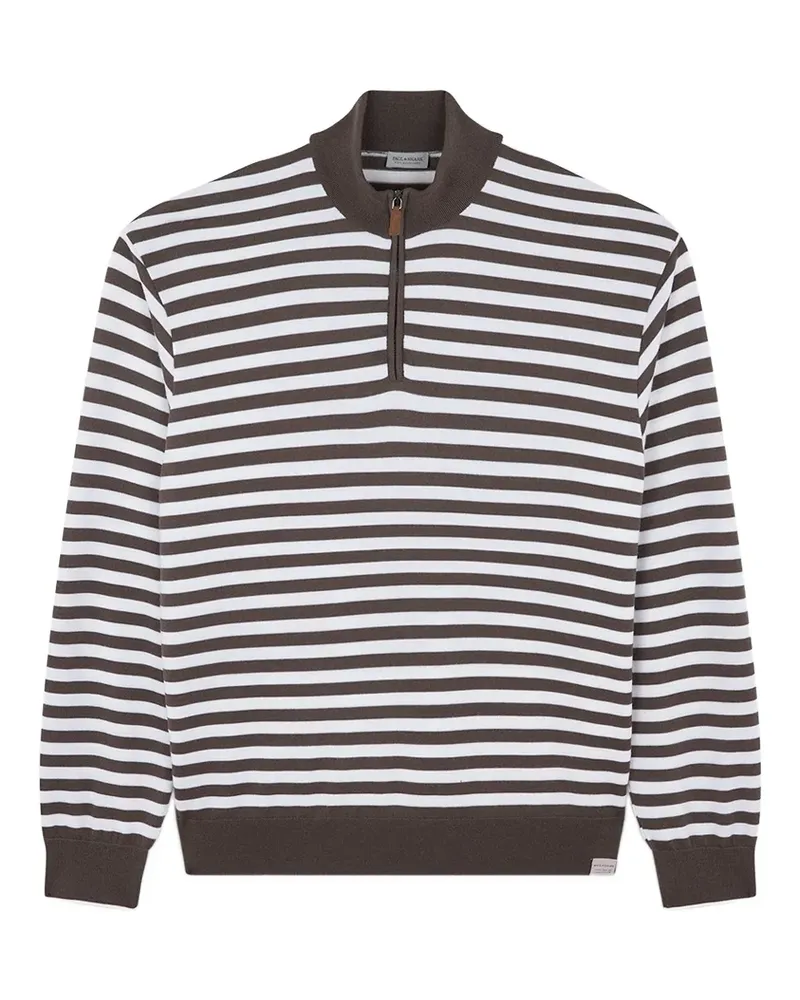 Paul & Shark stripe-pattern sweatshirt - Braun Braun