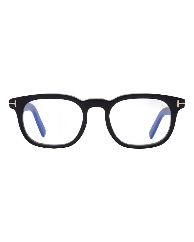 Tom Ford Eckige Sonnenbrille - Schwarz Schwarz