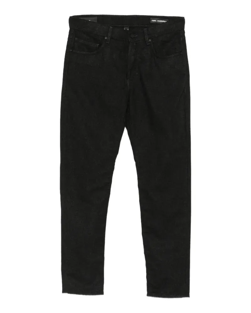 Karl Lagerfeld KL-Jim Hose im Five-Pocket-Design - Schwarz Schwarz