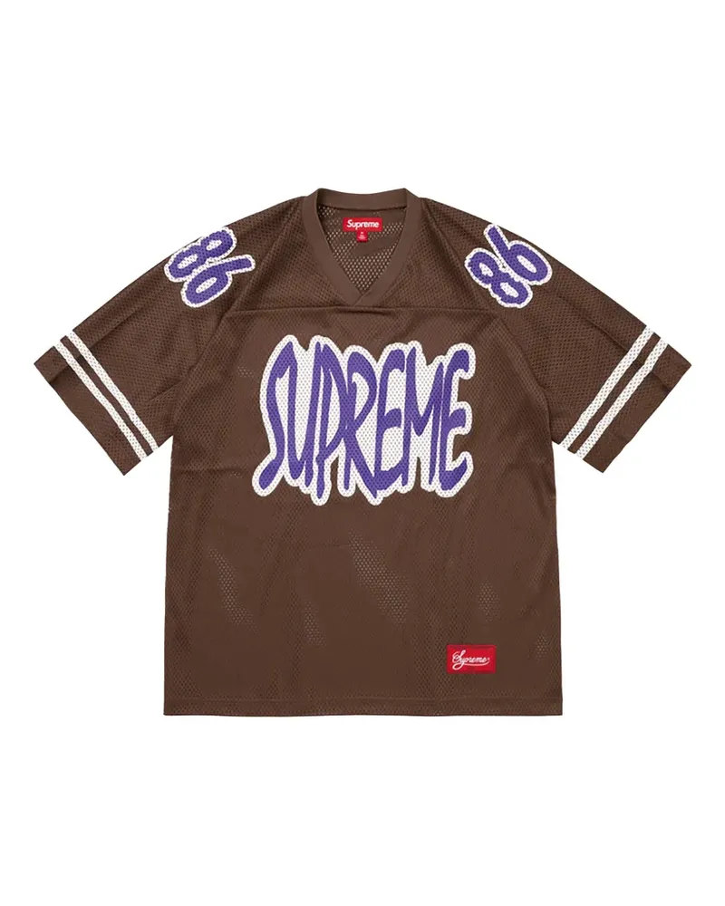 Supreme Being T-Shirt mit Logo-Print - Braun Braun