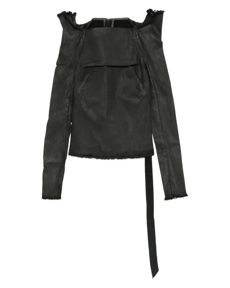 DRKSHDW by Rick Owens Tec Bluse - Schwarz Schwarz