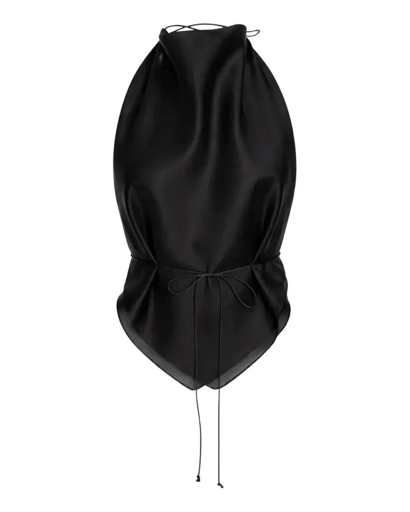 MANURÍ Thea 2.6 Oberteil - Schwarz Schwarz