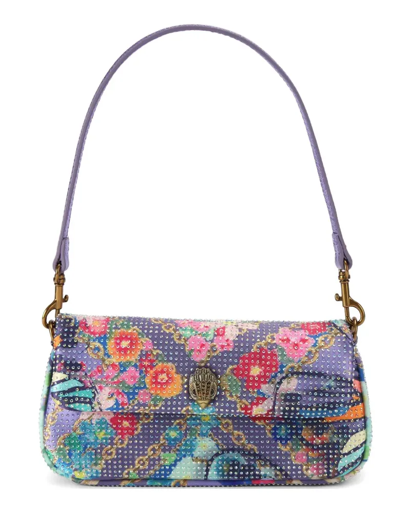 Kurt Geiger Pickle Schultertasche mit Blumenmuster - Violett Violett