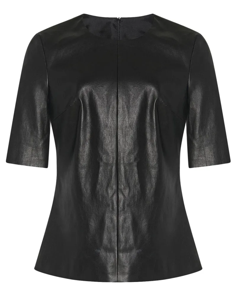 Rosetta Getty T-Shirt mit rundem Ausschnitt - Schwarz Schwarz