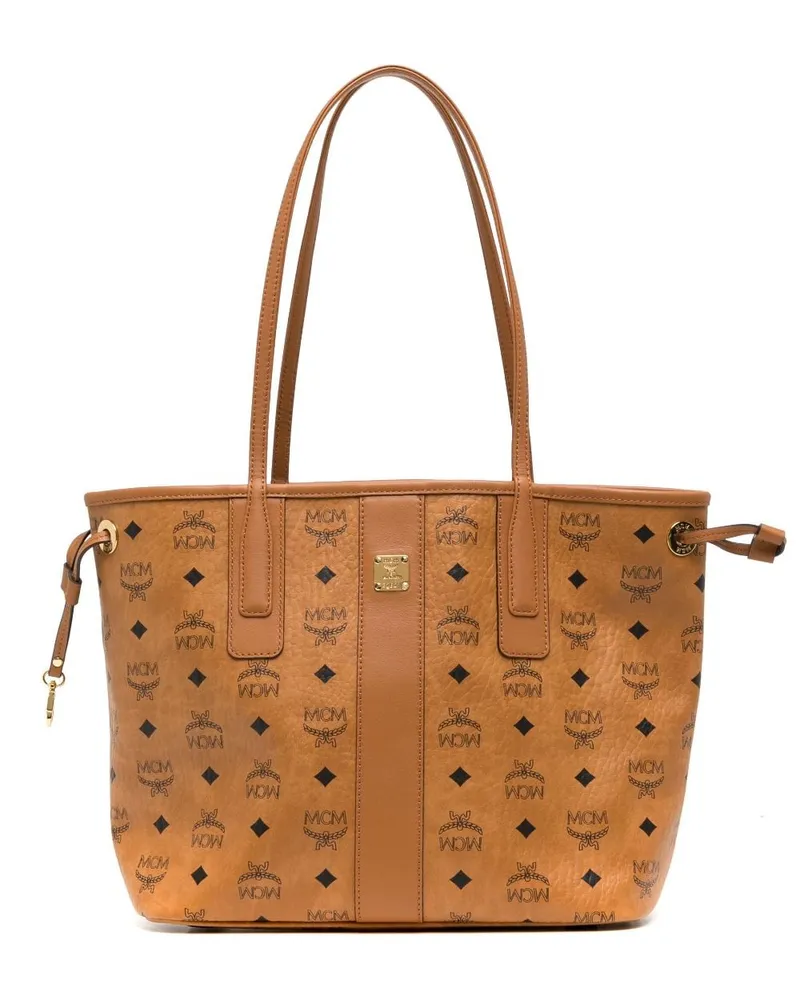 MCM Handtasche mit Monogrammmuster - Braun Braun