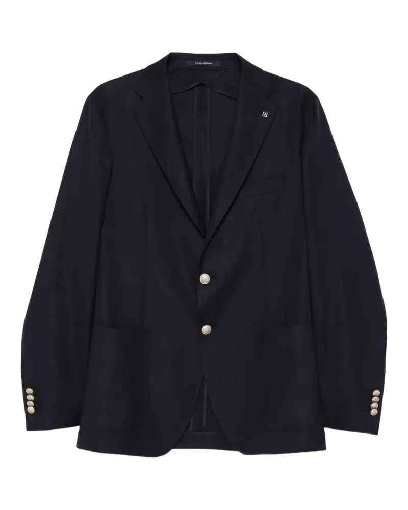Tagliatore Jacke mit fallendem Revers - Blau Blau