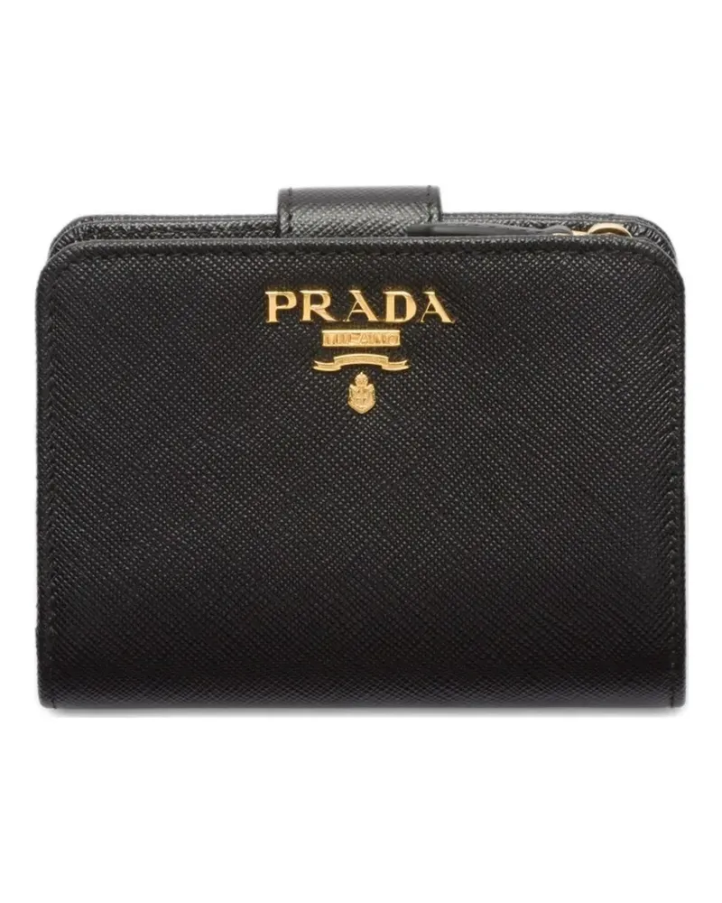 Prada Kleines Portemonnaie mit Druckknopf - Nude Nude