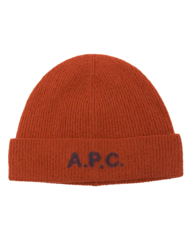 A.P.C. Harry Beanie - Orange Orange