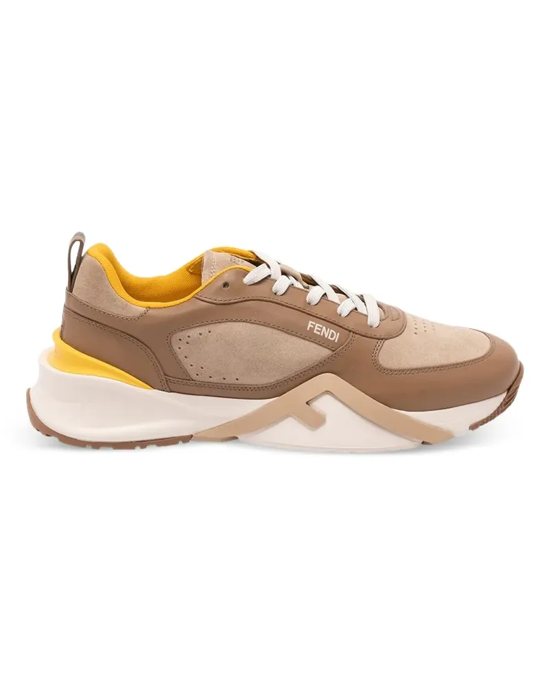 Fendi Flow Sneakers mit Einsätzen - Braun Braun