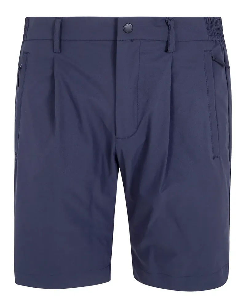 People of Shibuya Brak pleated shorts - Blau Blau