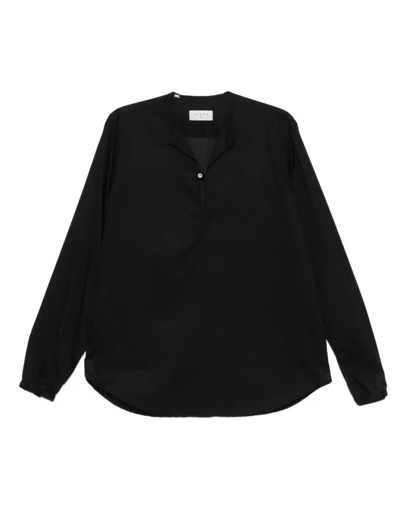 PAURA Euclide buttoned long-sleeve shirt - Schwarz Schwarz