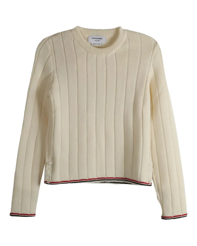 Thom Browne long-sleeve sweater - Weiß Weiß