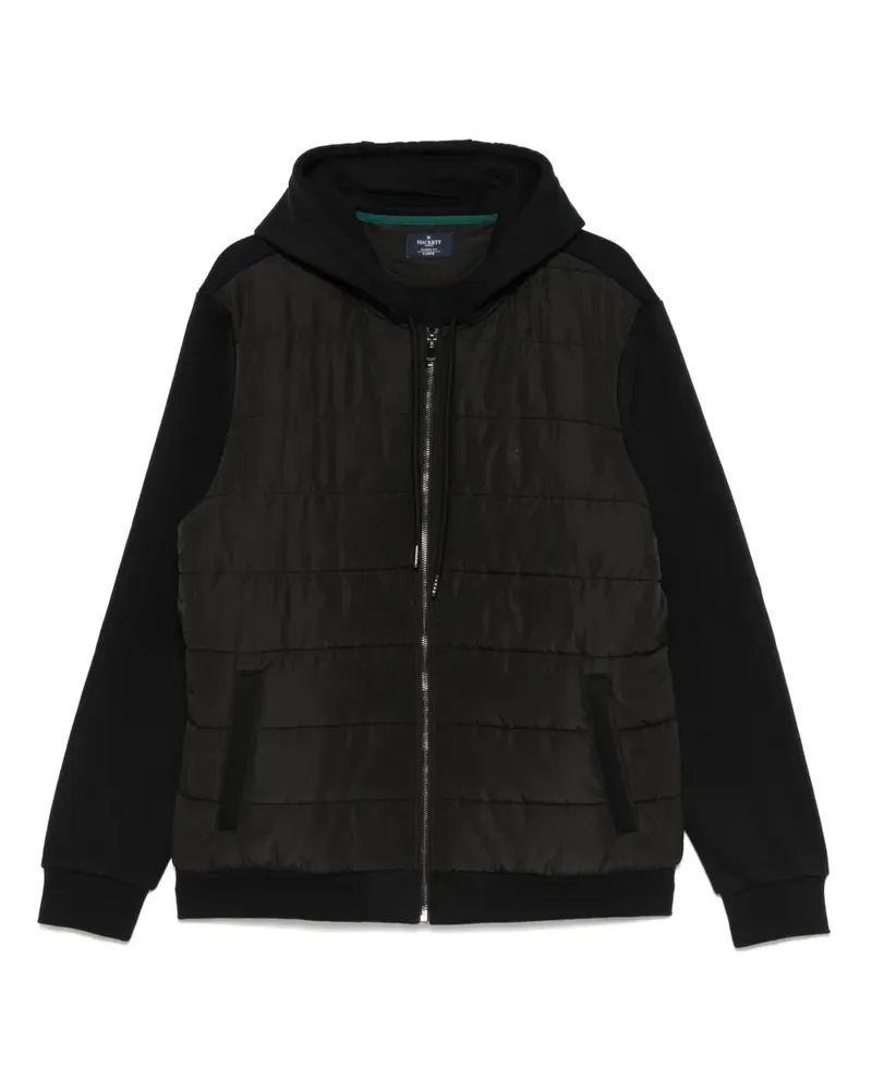 Hackett Gestrickte Steppjacke - Schwarz Schwarz