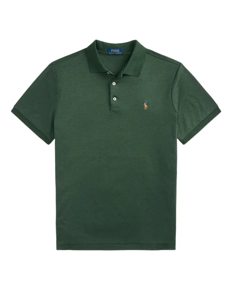 Ralph Lauren Kurzärmeliges Poloshirt mit Polo Pony-Stickerei - Grün Grün