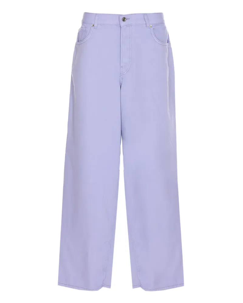 Liu Jo Jeans mit weitem Bein - Violett Violett