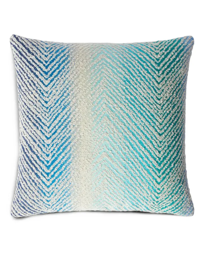 Missoni Home Island chevron cushion - Blau Blau