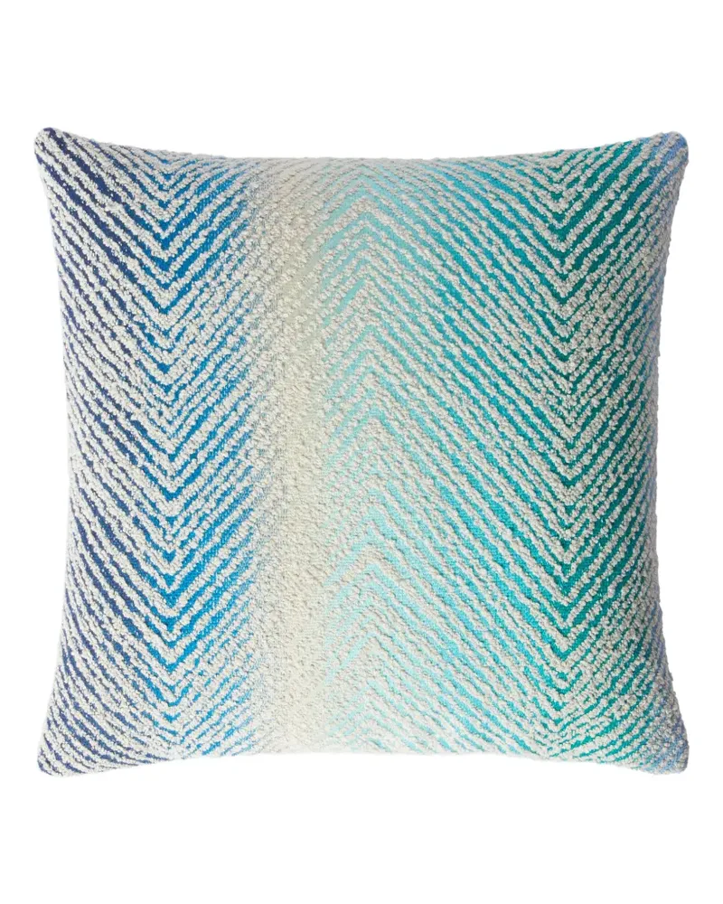 Missoni Home Island Kissen mit Zickzackmuster - Blau Blau