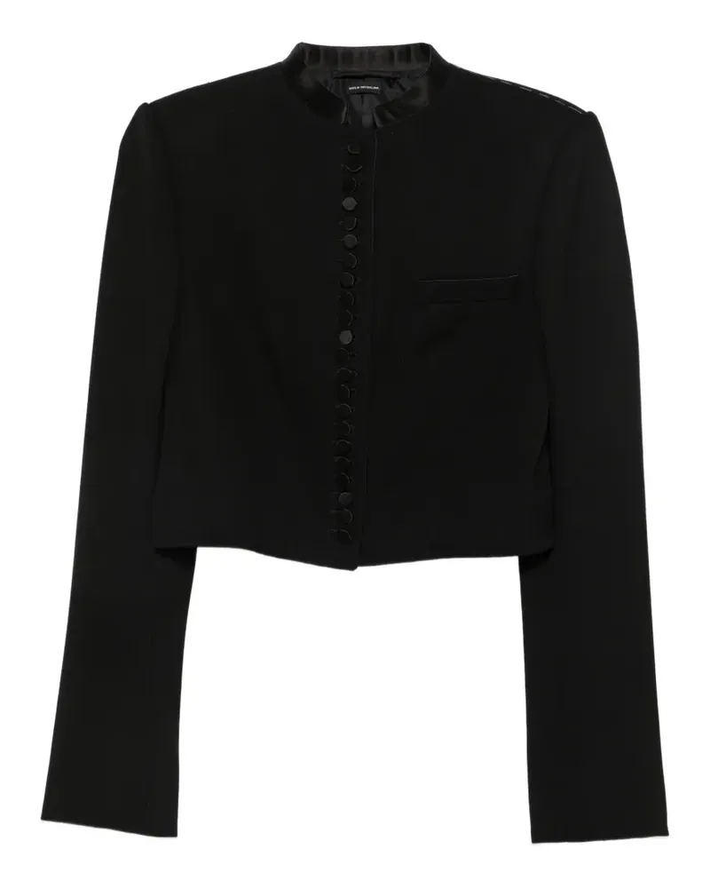Tom Ford Geknöpfte Cropped-Jacke - Schwarz Schwarz