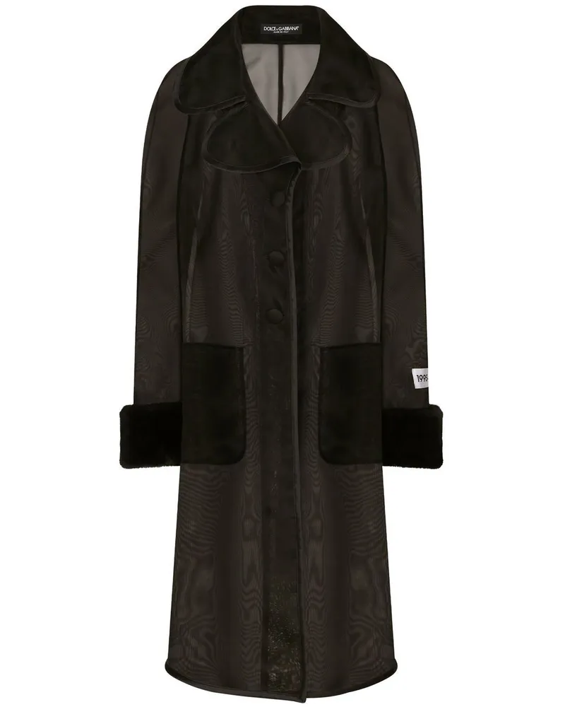Dolce & Gabbana KIM DOLCE&GABBANA Trenchcoat - Schwarz Schwarz