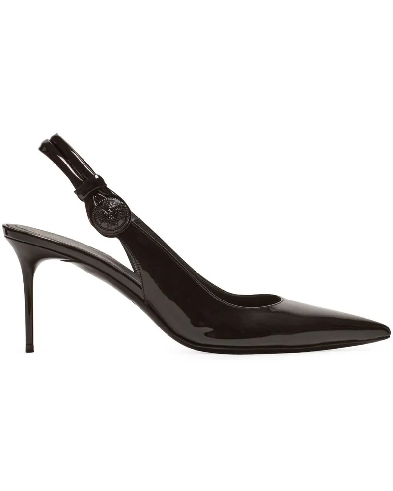 Balmain Alma Pumps aus Lackleder 75mm - Schwarz Schwarz