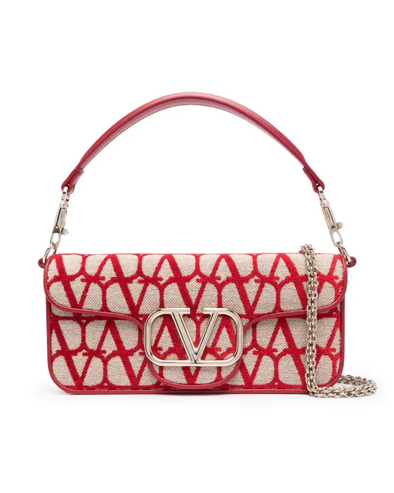 Valentino Garavani Schultertasche mit Monogramm - Rot Rot