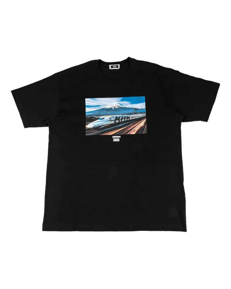 KITH Japan Speeding Shinkansen T-Shirt - Schwarz Schwarz