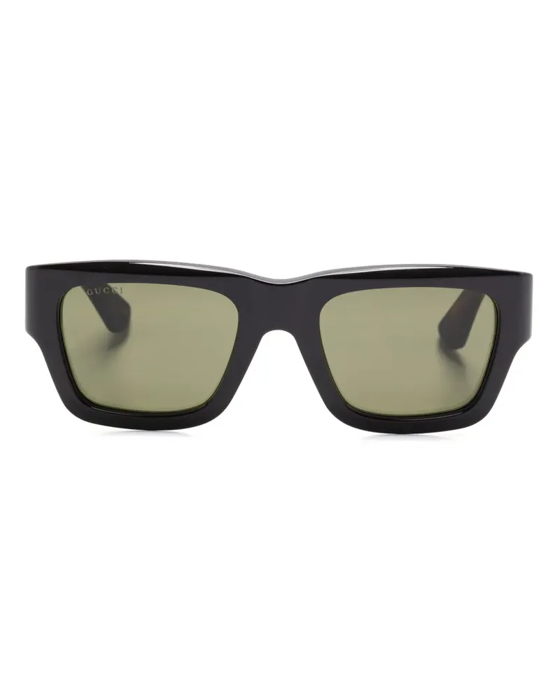 Gucci Sonnenbrille mit eckigem Gestell - Braun Braun