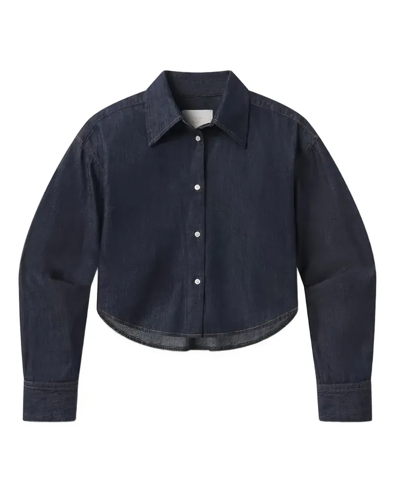 Citizens of humanity Hemd mit spitzem Kragen - Blau Blau