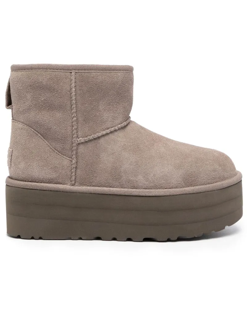 UGG Klassische Ultra Mini Plateau-Stiefel - Grau Grau