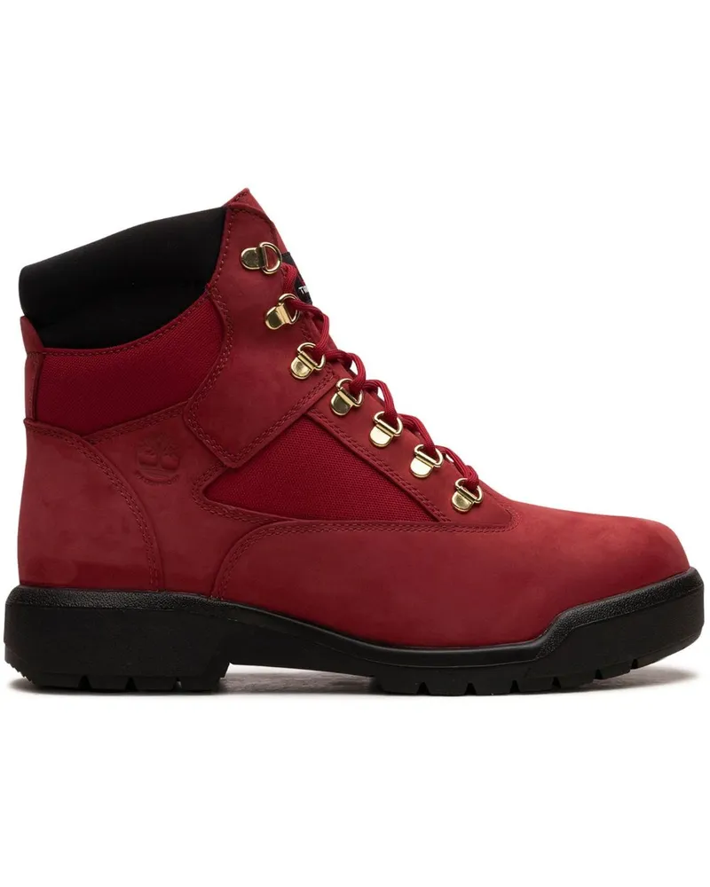 Timberland 6 Inch Field Schnürstiefel - Rot Rot