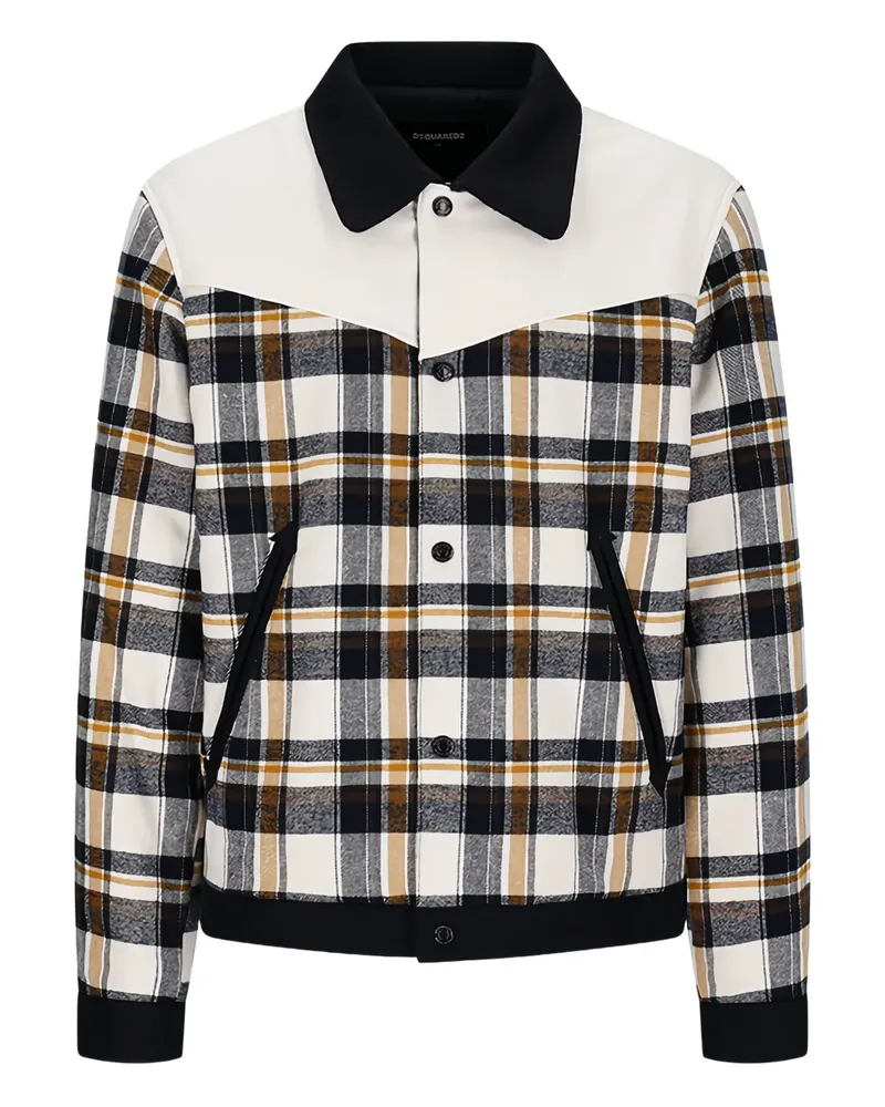 Dsquared2 Karierte Jacke - Nude Nude