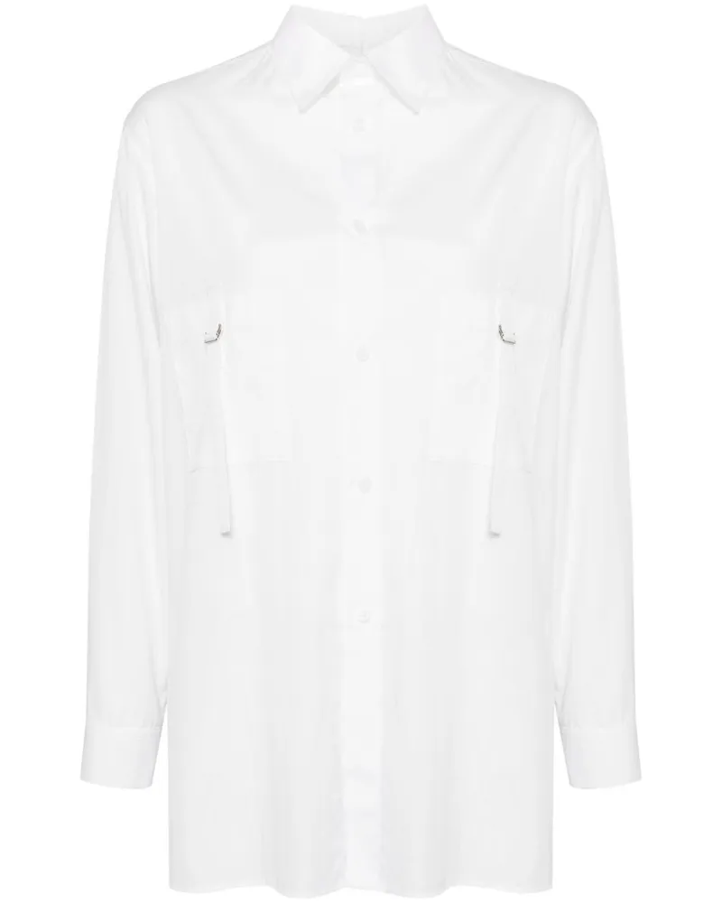 Yohji Yamamoto Rückenfreies Hemd - Weiß Weiß