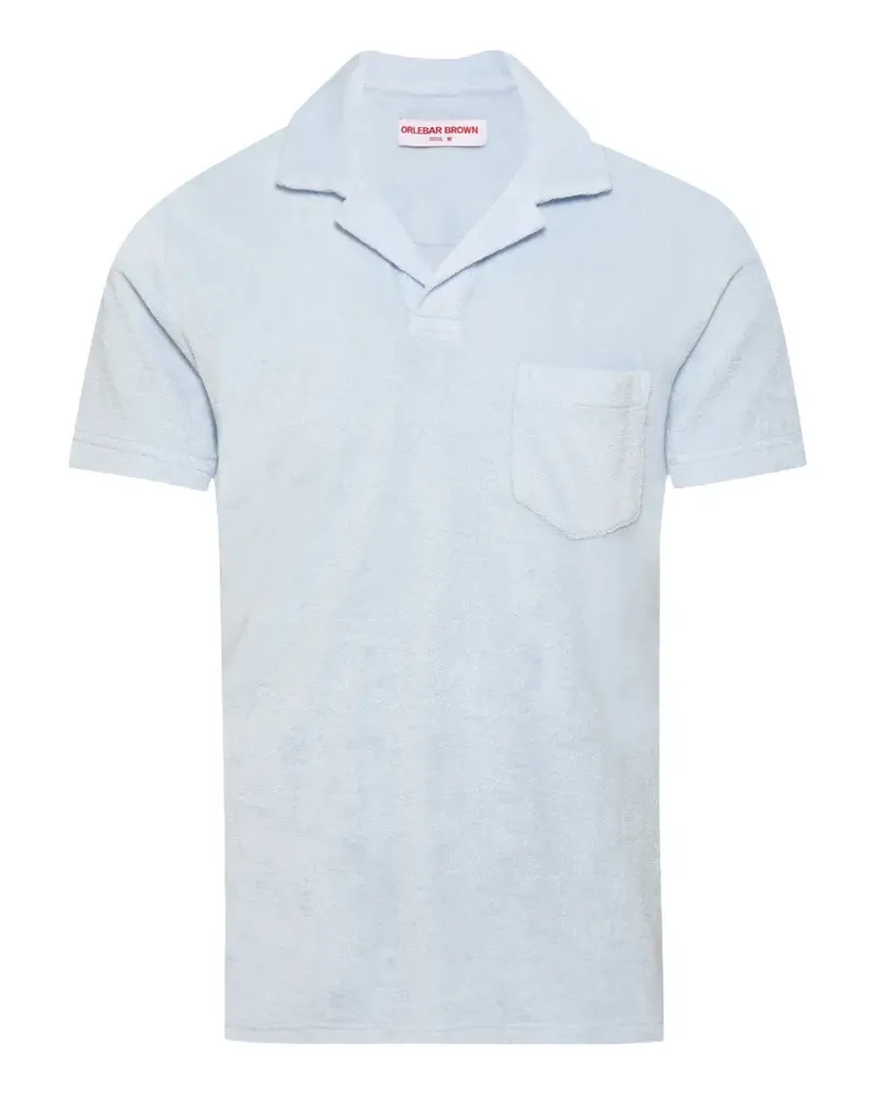 Orlebar Brown Terry pocket polo shirt - Blau Blau