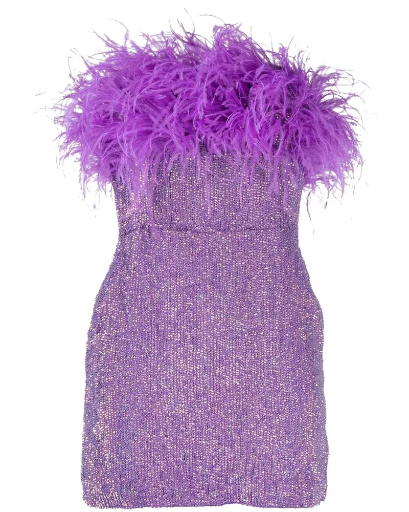 Retrofête Torin Minikleid Violett