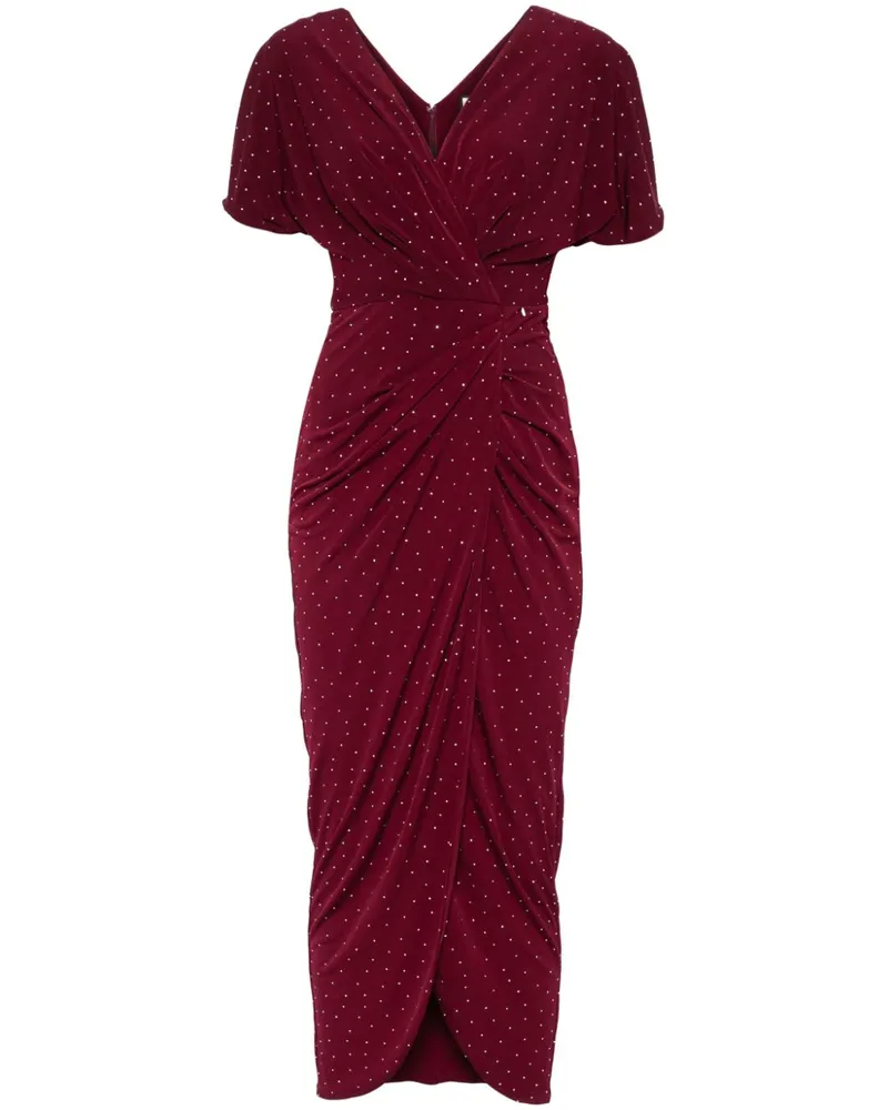 NISSA Maxikleid mit Kristallverzierung - Rot Rot